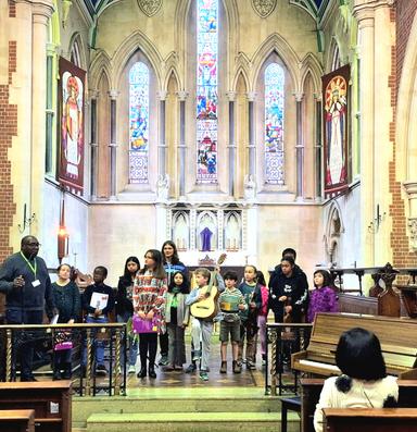 Performers at a soloists concert at St Andrew's Church in Leytonstone