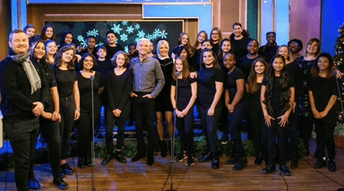 Choir and Tony Mortimer on This Morning with Philip Schofield