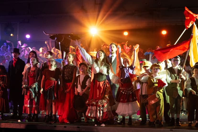 Little Choir of Joy performing in the Children's Opera Carmen!